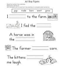 The first feature of a complete clause is the presence of the main clause. Your Child Will Learn About Life On A Farm As She Uses Words From The Wor First Grade Reading Comprehension Reading Worksheets Reading Comprehension Worksheets