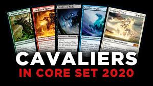 the cavalier cycle in core set 2020 card kingdom blog the cavalier cycle in core set 2020