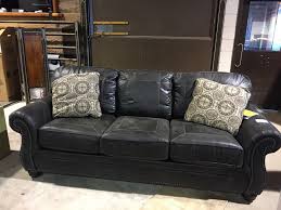 Please note, this is an item that may be especially difficult to move and/or transport. Clubbid Auction High River Ab February 4 Calgary Regional Auction Centre Excess Inventory Absolute Public Online Auction Item Benchcraft Leather Look Upholstered Sofa