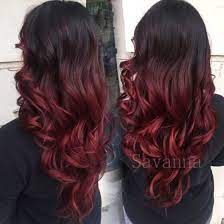 To make the hairstyle appear sophisticated, opt for a middle parting and loose curls. Shop Stock 1b Red Full Lace Human Hair Wigs Ombre For Black Women 100 Virgin Brazilian Two Tone Ombre Lace Front Wavy Wig Online From Best Human Hair Wigs On Jd Com Global Site