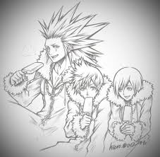 Kingdom Hearts Christmas Roxas Axel And Xion Art By 012flat Twitter Kingdom Hearts Fanart Axel Kingdom Hearts Kingdom Hearts