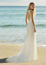 Garbi Mermaid Wedding Dress By Aire Barcelona Weddingwire Com Macys Wedding Dresses Casual Wedding Guest Dresses Summer Wedding Dress