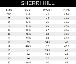 Sherri Hill Prom Dress Size Chart Fashion Dresses