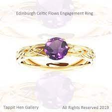 Edinburgh Celtic Flows On Ring Engagement Rings Rings Celtic Wedding Rings