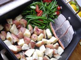 Filter this page filter clear all. A Dinner Party In Two Hours Or Less Jamie Oliver S Tray Baked Salmon W Green Beans And Basil Lemon Aioli My Husband Hates Veggies