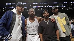 Lebron james and chris paul's bond goes back way further than just their nba careers. Lebron James Carmelo Anthony Chris Paul Show Up In Brooklyn For Dwyane Wade S Last Game