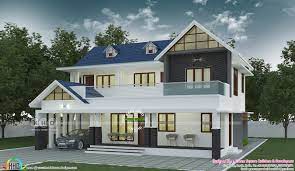 2 attached toilet with dressing area. 2737 Sq Ft 4 Bedroom Modern House Plan Kerala Home Design And Floor Plans 8000 Houses