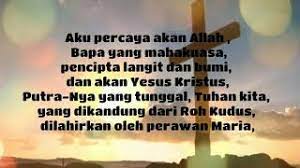Doa aku percaya iman katolik aku percaya adalah syahadat iman kepercayaan katolik. Makna Doa Aku Percaya Bagi Orang Katolik Aku Katolik Cute766