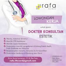 Peringatan wajib baca or kick!!! Lowongan Kerja Dokter Di Rafa Clinic Rafa Clinic