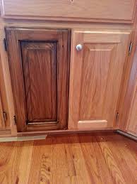 To refinish oak cabinets darker. Change Your Tired Oak Kitchen Cabinets To A Dark Walnut Stain Restaining Kitchen Cabinets Kitchen Design Honey Oak Cabinets
