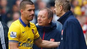 Die vorgänger des weltmeisters sind äußerst prominent. Lukas Podolski Von Arsenal Zu Inter Mailand Sport Schwarzwalder Bote