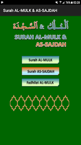 Pernah suatu ketika setengah para sahabat berkhemah di atas kubur. Surah Al Mulk As Sajdah Android Aplikasi Appagg