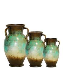50 rustic bathroom decorating ideas (part 1). Lmt Imports Home Decor Zpach Fl 194 3 Pc Florero Canada Con Arzones Mini Pots Vases Bowls From 4w Rustic Furniture Mattress Depot