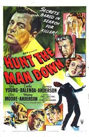 Hunt The Man Down 1950 Film Noir Man Down Movie Posters