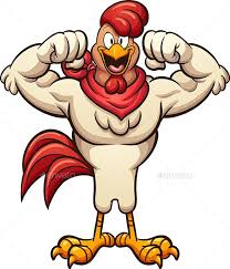 Strong Rooster Animals Characters Cartoon Rooster Character Design Animation Cartoon Chicken