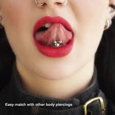 You'll want to pierce in between the hard part (your actual septum) and the tip of your nose. Airyclub 7pcs 7 Colors Tongue Piercing Septum Industrial Barbell Flesh Tunnels Ear Plugs Ear Expanders Nipple Ring Body Jewelry