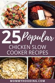 The 25 Most Popular Chicken Slow Cooker Recipes On Pinterest Mommyhooding Chicken Slow Cooker Recipes Crockpot Recipes Easy Slow Cooker Chicken