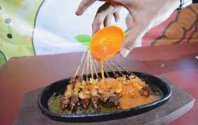 Sate Kambing Bumbu Bakar Pedas Manis