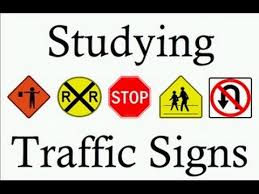 Learn Traffic Signs Symbols Studying Teach Free Rules Of The Road Dmv Us Meanings Learning Lesson