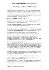 Free Wholesale Contract Template Fresh Assignment Real Estate Purchase Sale Agreement Simple In 2020 Contract Template Wholesale Real Estate Resume Template Free