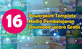 16 Powerpoint Template Media Pembelajaran Download Secara Gratis Power Points Templat Power Point Belajar