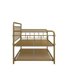 Mar 10, 2020 · most consumers in the market confuse about dhp victoria full & twin size metal daybed and dhp the tokyo steel frame. Dhp Winston Metal Daybed Trundle In Twin Gold Dz35424