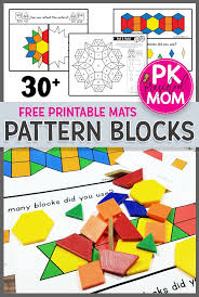 Free Pattern Block Mats Pattern Blocks Activities Free Pattern Block Printables Pattern Blocks