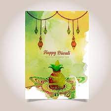 Watercolor Diwali Poster Diwali Poster Diwali Painting Diwali