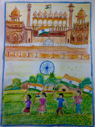 Chart Paper Border Design For Independence Day