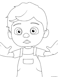 Here are some free printable cocomelon coloring pages. Tom Tom From Cocomelon Coloring Pages Printable