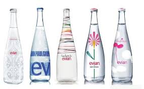 A wide variety of evian bottle options are available to you, such as plastic, glass, and metal. Mylifestylenews Evian Courreges 2012 Special Edition Water Bottle Design Bottle Design Bottle Design Packaging