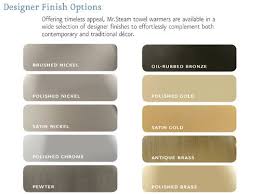 Color Chart Brushed Nickel Polished Nickel Satin Nickel Hardware Brushed Nickel Satin Nickel