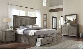 Madison Ridge Soft Grey Storage Bedroom Set In 2020 Bedroom Set Bedroom Storage Bedroom Sets