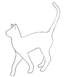 Design A Cat Atc Swap Cat Outline Tattoo Cat Outline Cat Coloring Book