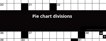 Pie Chart Divisions Crossword Clue