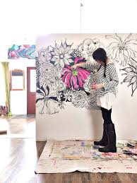 Alisaburke Go Big Tips And Trick For Painting Large Wall Painting Mural Art Inspiration