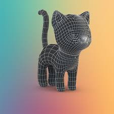 Cute Cartoon Cat 3d Model Turbosquid 1206414 In 2020 Cartoon Cat Cute Cartoon Cartoon