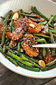 Vegan Sesame Ginger Seitan Rabbit And Wolves Recipe Green Bean Recipes Vegetarian Recipes Seitan