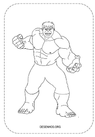 Desenho Do Hulk Para Colorir 31