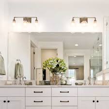 Vanity Lights Mounted On Mirror