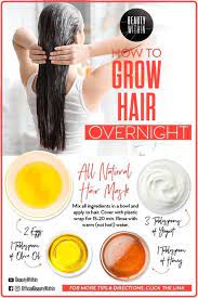 Start Regrowing Thick Strong Hair Overnight With Just 3 Ingredients Grow Hair Overnight Hair Loss Natural Remedy Grow Hair