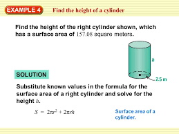 Surface area of a cylinder formula. 1 Total Surface Area 2 3 In A Row Removed 3 Other 3 Removed Ppt Download