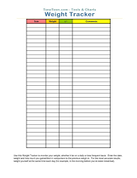 Weight Loss Tracking Chart Sada Margarethaydon Com