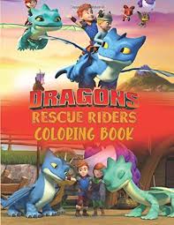 In this show, twins dak and leyla spend their days rescuing dragons and helping people in their adopted town, huttsgalor. Dragon Rescue Riders Coloring Book 40 Illustrations Colouring Book For Toddlers And Kids Great Coloring Pages Publishing Joybook 9798674444374 Amazon Com Books