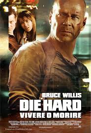 Live free or die hard. Live Free Or Die Hard 2007 Italian Movie Poster