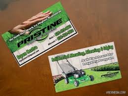 What is the demand level for lawn care services? Business Card Design Red Door Realty Kim Buish