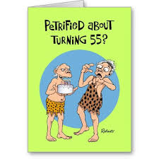 Funny Birthday Cards For Guys Petrified Of 55th Birthday Card Zazzle Com Funny Birthday Cards 50th Birthday Cards 50th Birthday Funny