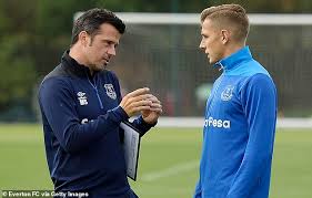 Get premium, high resolution news photos at getty images Lucas Digne Backs Under Pressure Everton Manager Marco Silva Daily Mail Online
