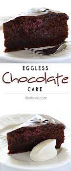 Eggless Chocolate Cake Recipe Eggless Chocolate Cake Cake Recipes Desserts