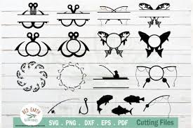 Free Free Fishing Hook Svg Monogram 1 SVG PNG EPS DXF File